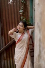 দেশীয় তাঁতের পিওর সুতি শাড়ি  - Pure cotton saree