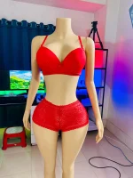 3 Piece Bra & Panty Set  -  Solid Combo SET - C - 2 - Image 2