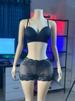 3 Piece Bra & Panty Set  -  Solid Combo SET - C - 2 - Image 3
