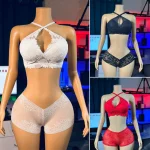 3 Piece Bra & Panty Set  -  Less Combo - SET- C - 1